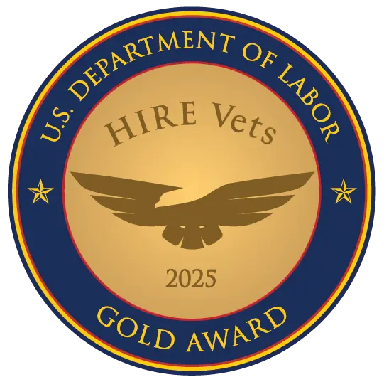 HIRE Vets Gold Medallion Award